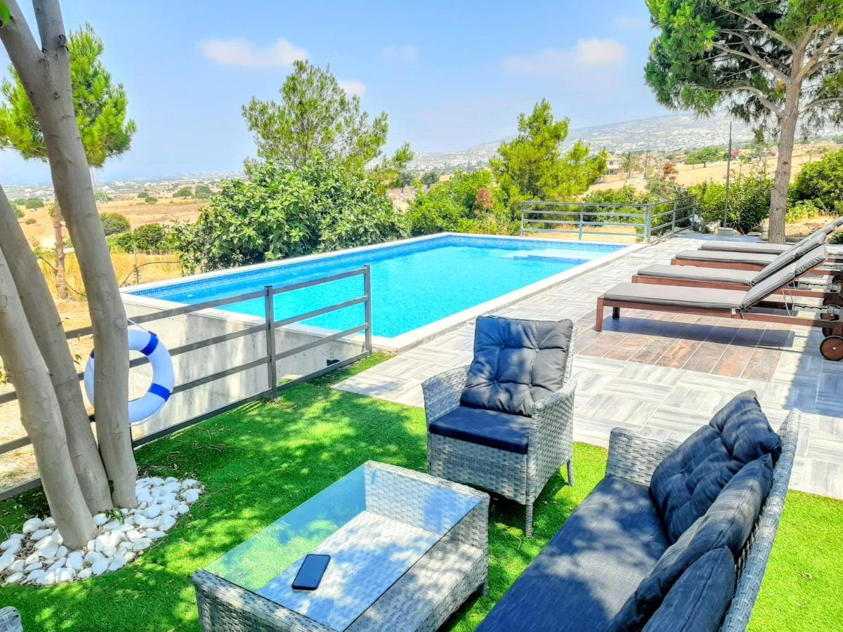 Villa Gavriel - Peyia Villa With Breathtaking Sea View, Peyia Villa With Private Pool, Secluded, Huge Outdoor Space, Mountain Views Dış mekan fotoğraf